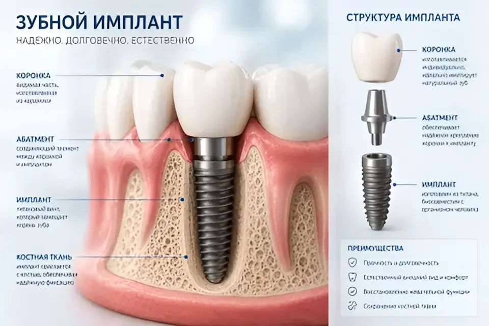 срок службы имплантов